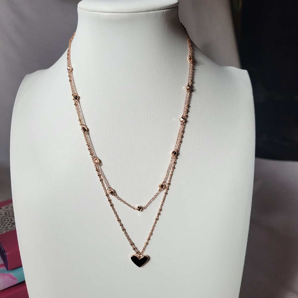 Kendra Scott Layered Heart Necklace